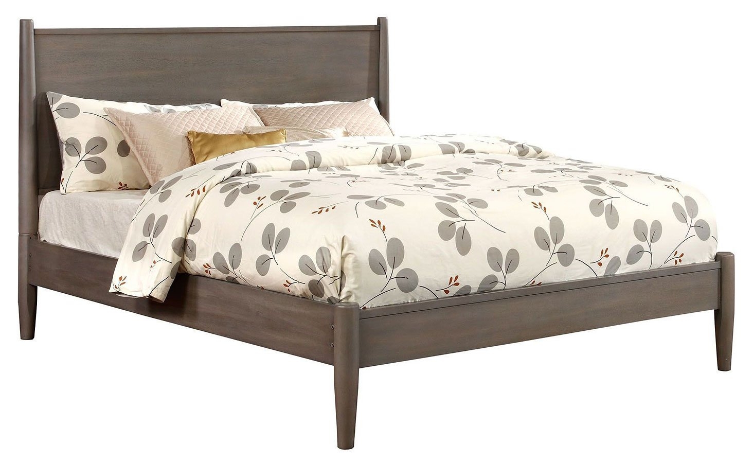 Lennart Wood Panel Bed