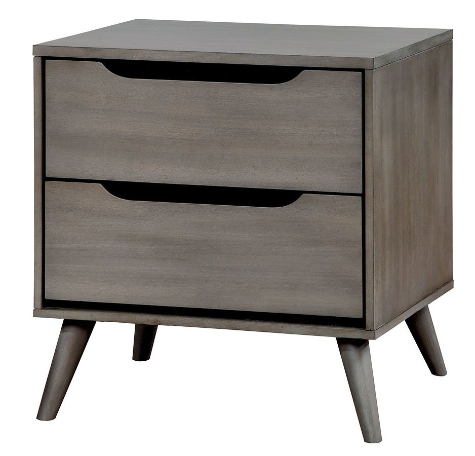 Barney Fabric/Wood Panel Bedroom Set