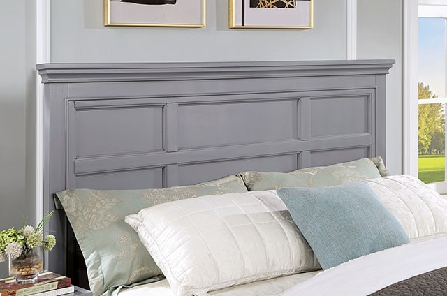 Castile Wood Storage Panel Bed, Queen Size