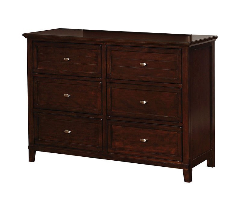 Brogan Wood Double Dresser w/6 Drawers