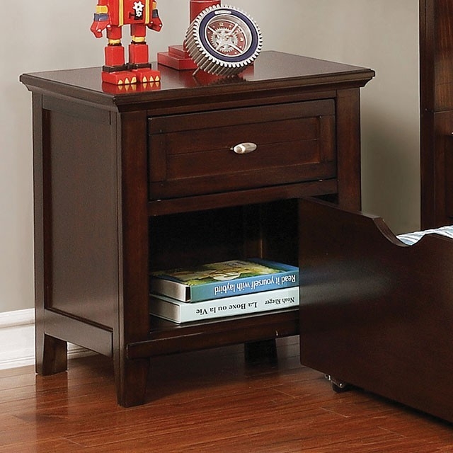 Brogan Wood Nightstand w/Drawer
