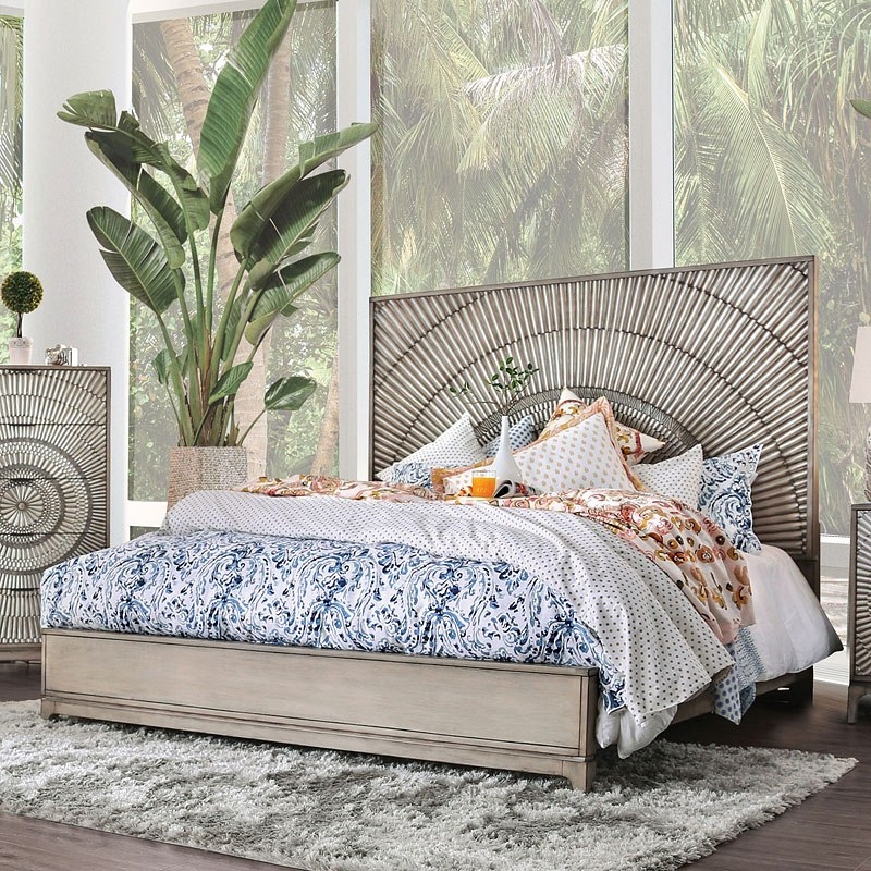 Kamalah Wood Panel Bed, Eastern King Size