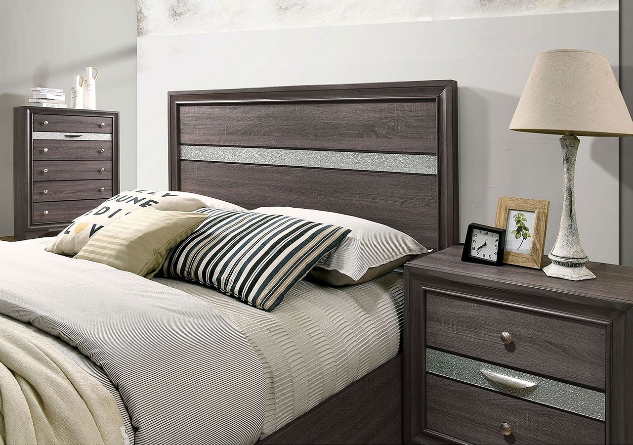 Chrissy Wood Storage Panel Bed