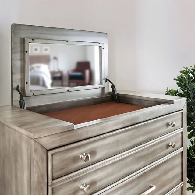 Daphne Wood Chest w/5 Drawers