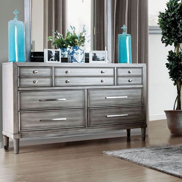 Daphne Wood Dresser with 10 Drawers - Thumbnail 3