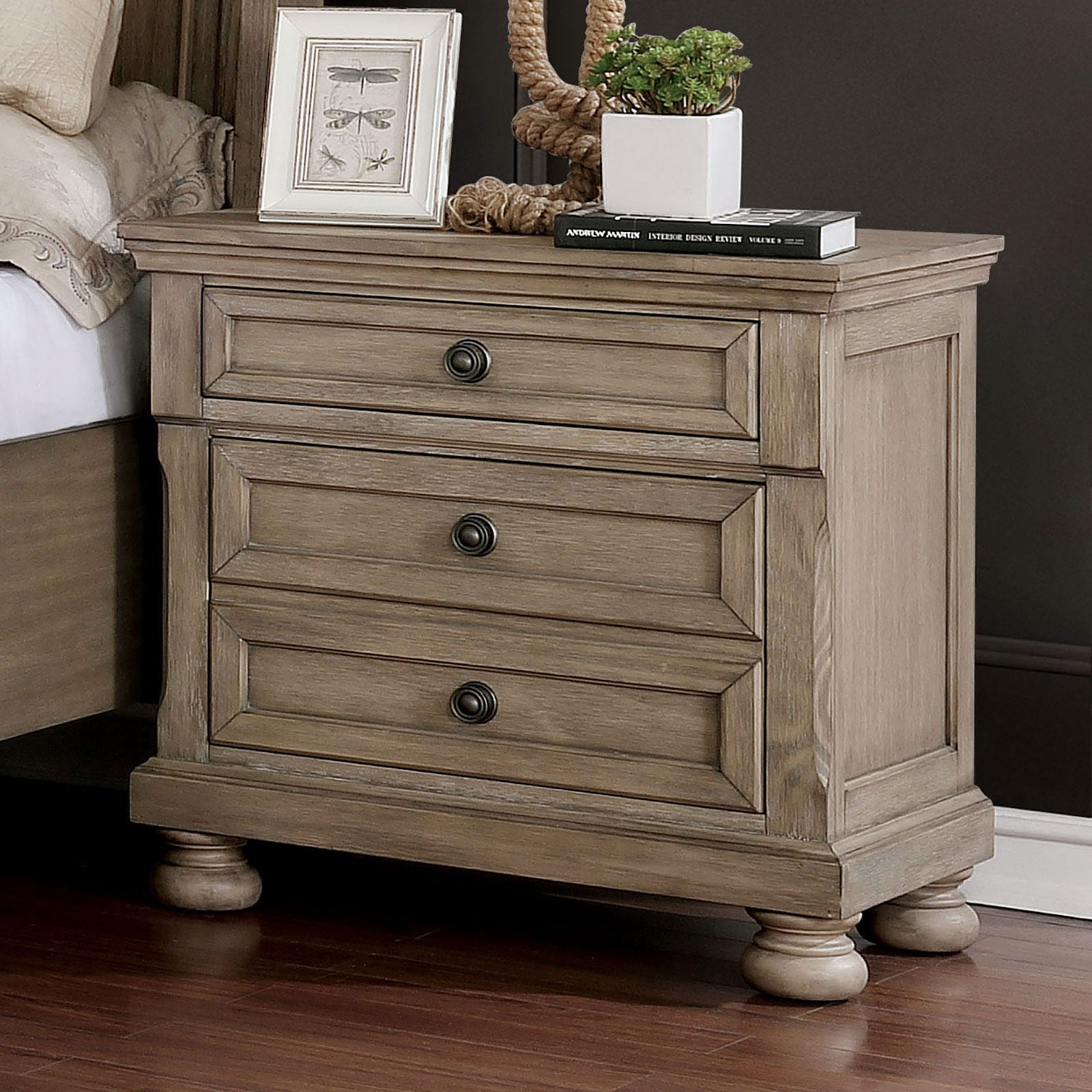 Wells Wood Storage Panel Bedroom Set