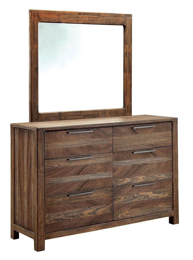Hankinson Wood Double Dresser w/6 Drawers