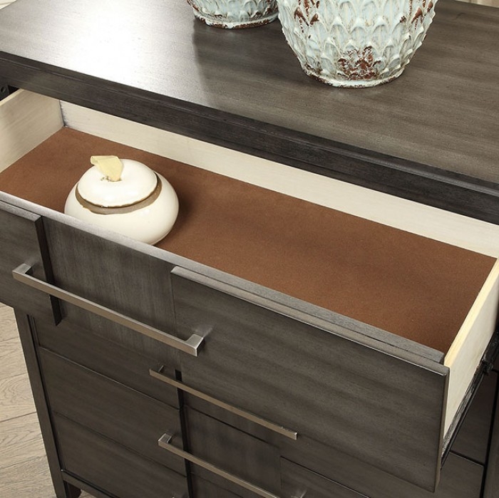 Berenice Wood Chest w/5 Drawers