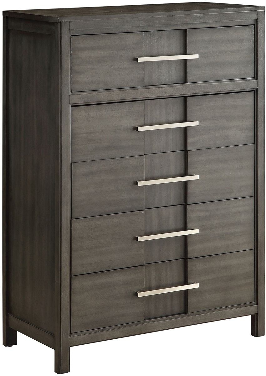 Berenice Wood Chest w/5 Drawers