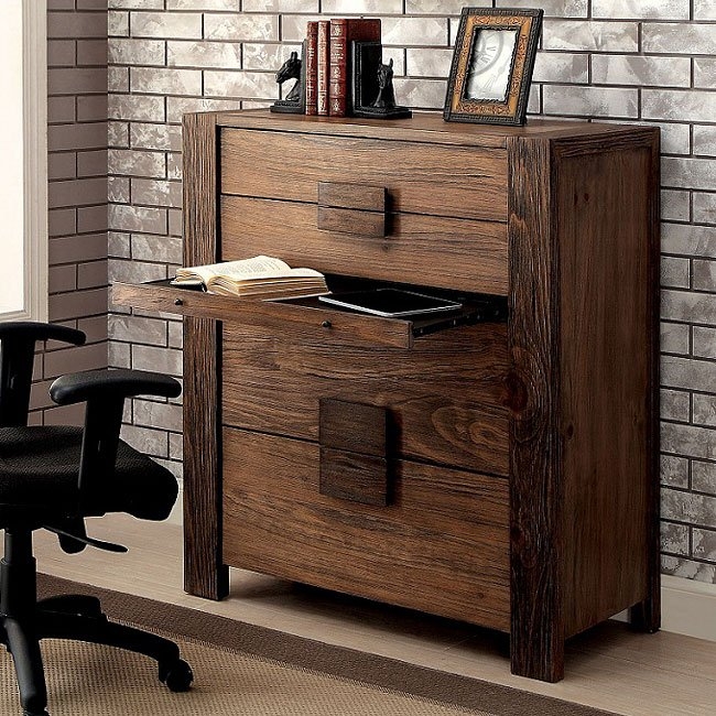Janeiro Wood Low Profile Storage Platform Bedroom Set