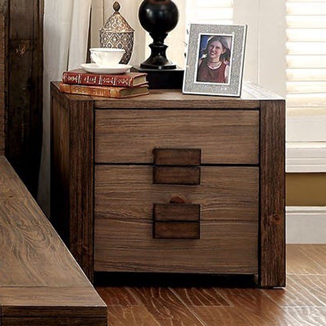 Janeiro Wood Low Profile Storage Platform Bedroom Set