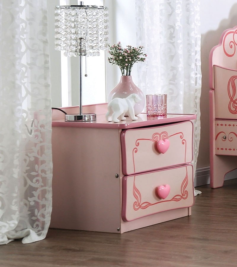 Rheanna MDF Nightstand w/2 Drawers