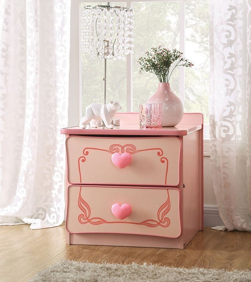 Rheanna MDF Nightstand w/2 Drawers