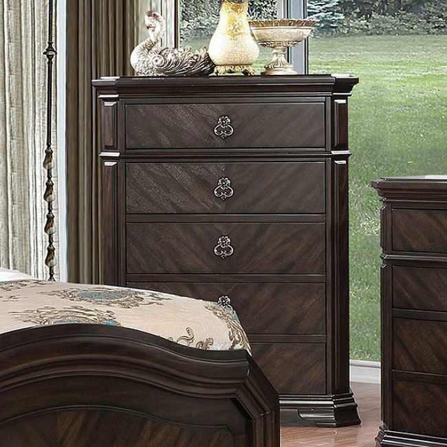 Calliope Wood Chest w/5 Drawers