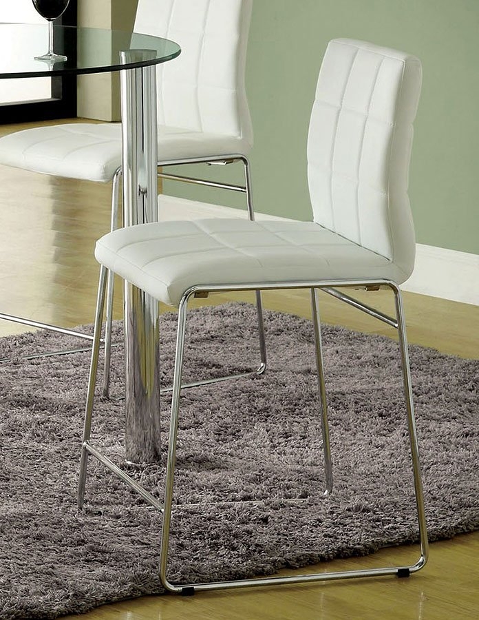 Kona Leatherette/Metal Counter Height Dining Chair, Set of 2