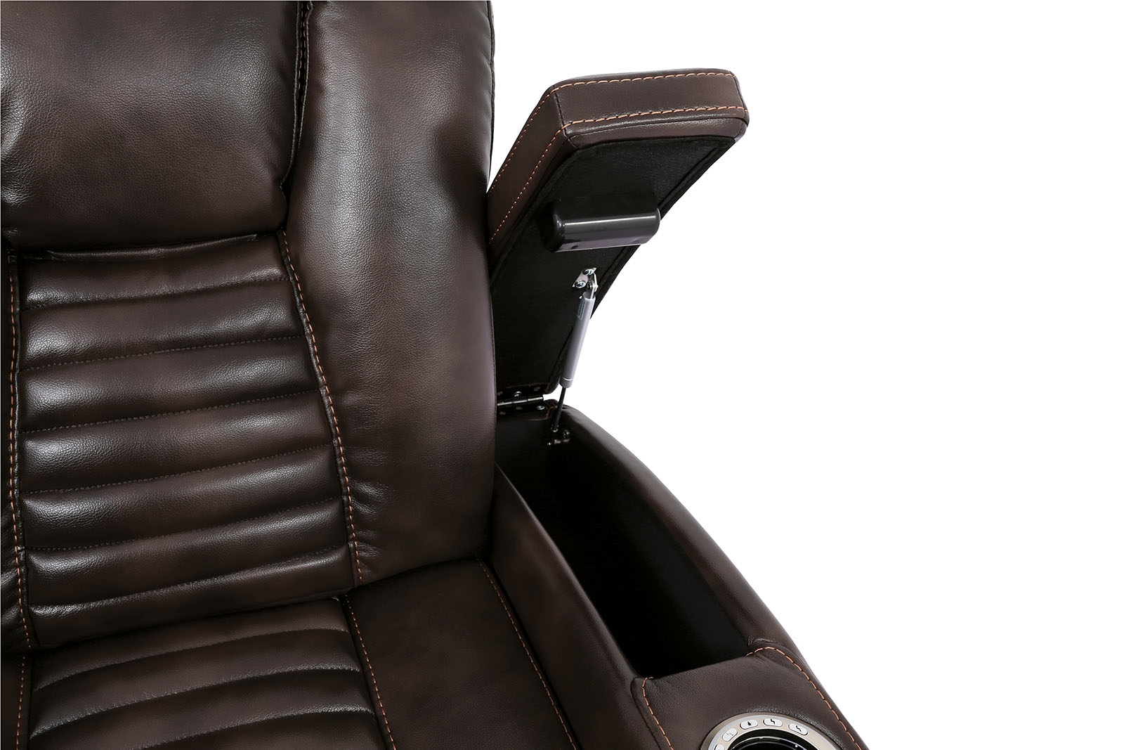 Abrielle Leatherette Power Reclining Sofa
