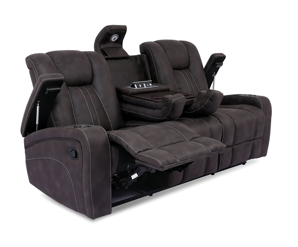Amirah Fabric Reclining Living Room Set