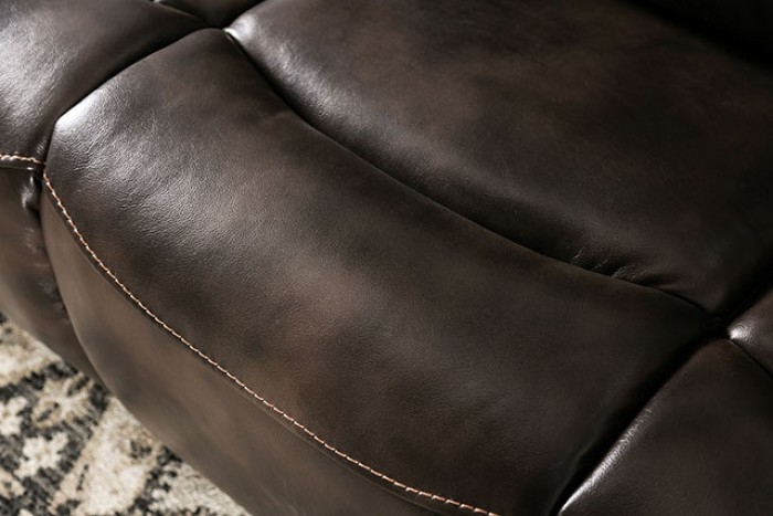 Barclay Leatherette Power Reclining Sofa