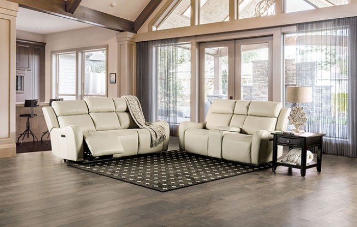 Barclay Leatherette Power Reclining Living Room Set