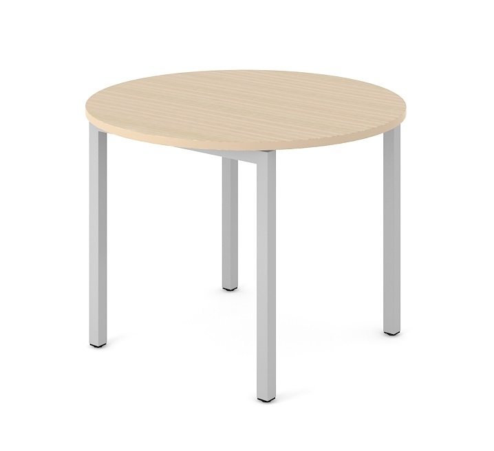 Nova U Round Small Meeting Table w/Metal Frame