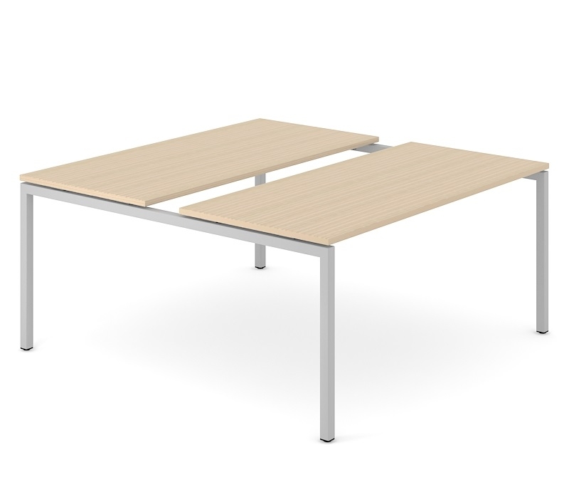 Nova U 55.1" Meeting Table w/Metal Frame for 6/8 Persons