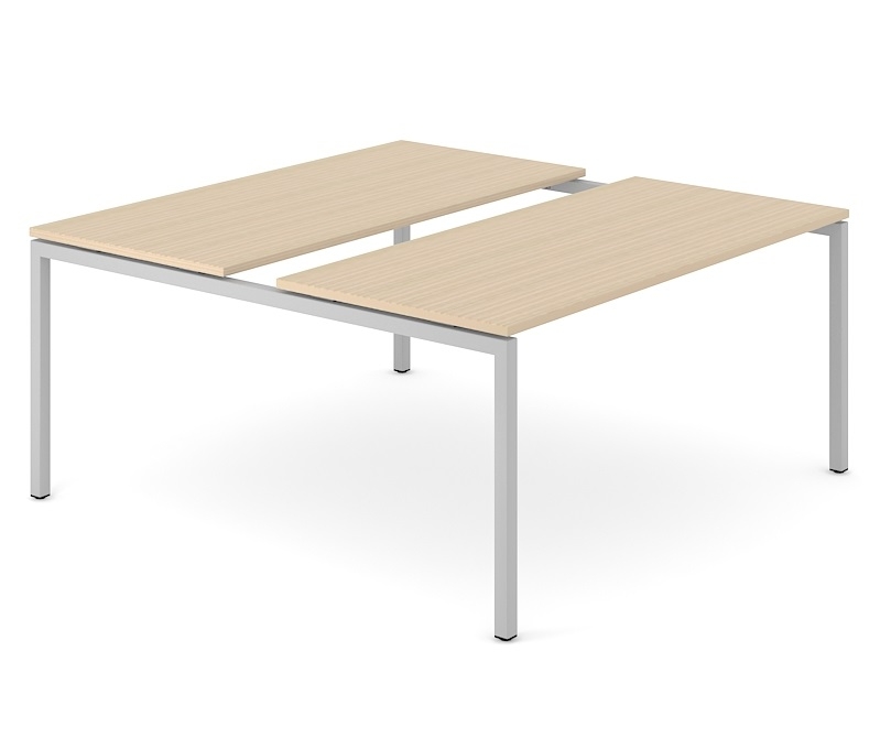 Nova U 55.1" Meeting Table w/Metal Frame for 6/8 Persons