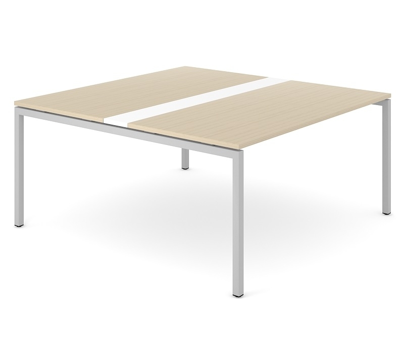 Nova U 55.1" Meeting Table w/Metal Frame for 6/8 Persons