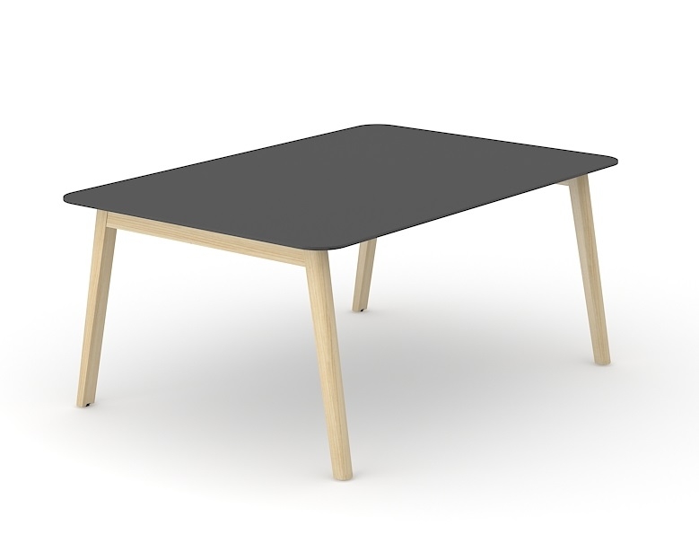 Nova Wood Rectangular HPL Meeting Table for 6 Persons