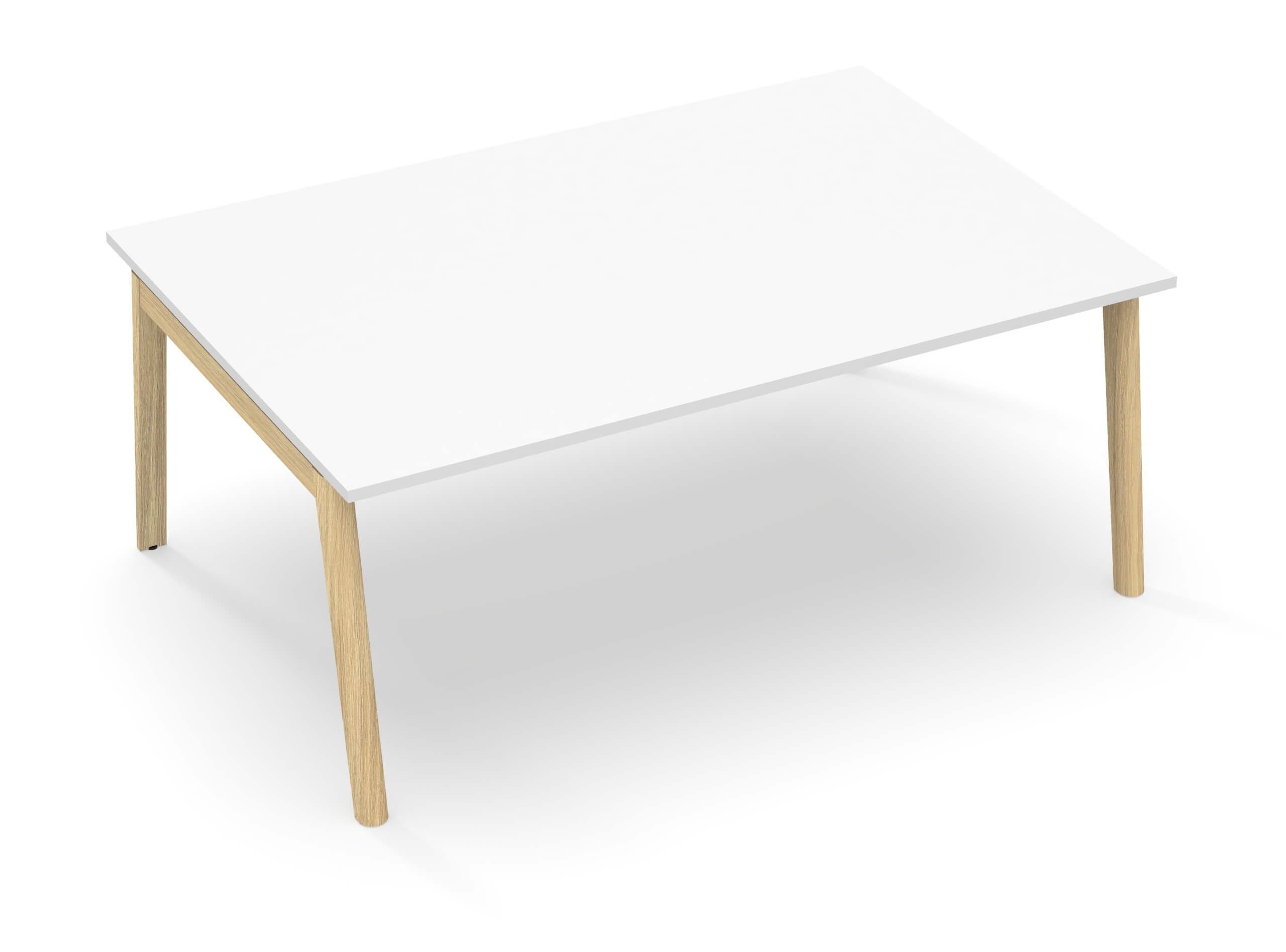 Nova Wood Rectangular Melamine Meeting Table for 6 Persons