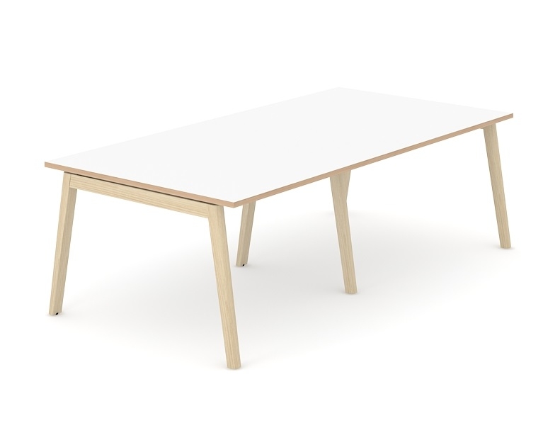 Nova Wood Rectangular Melamine Meeting Table for 6 Persons