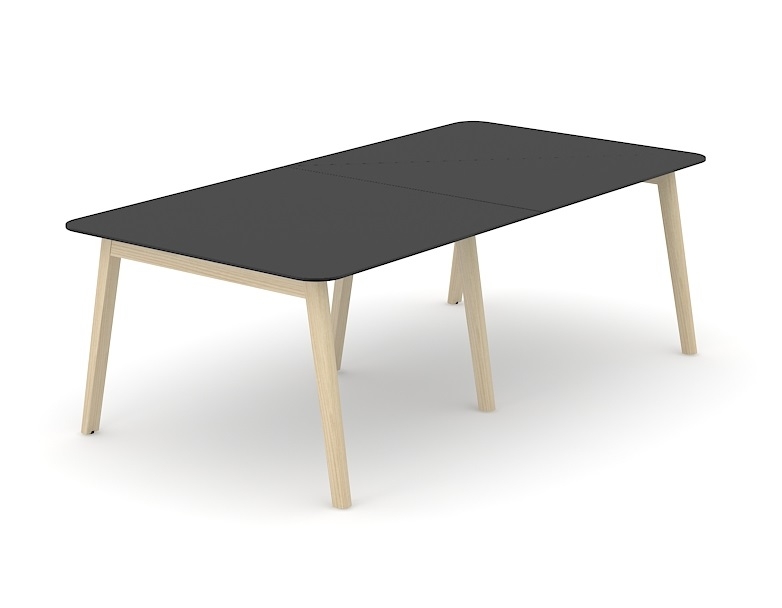 Nova Wood Square HPL Meeting Table for 4/6 Persons