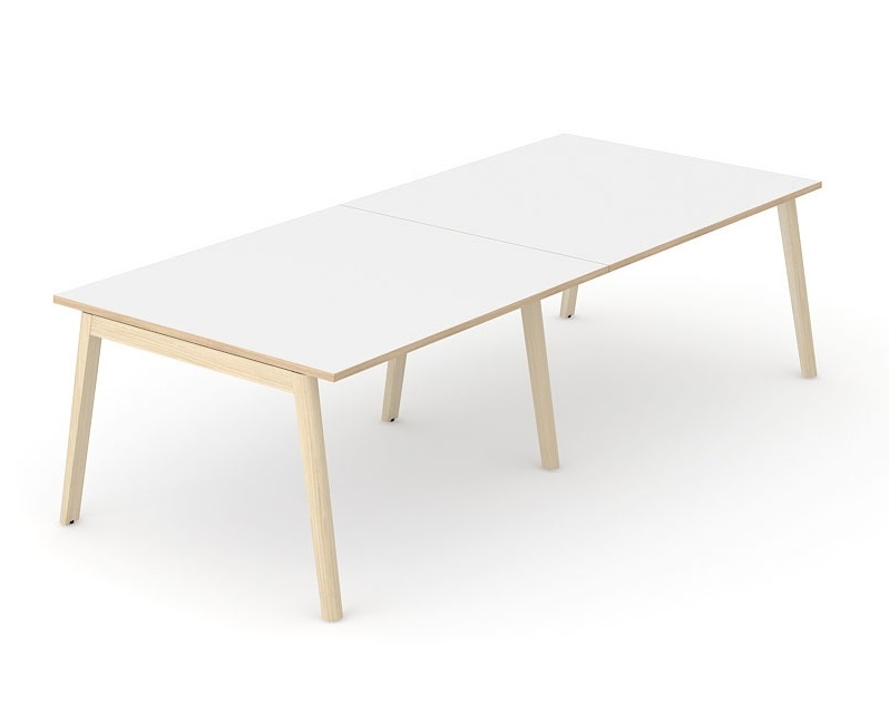 Nova Wood Square Melamine Meeting Table for 4/6 Persons