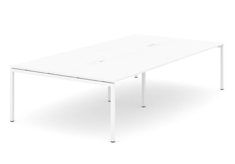 Nova U 125.9" Meeting Table w/Metal Frame for 10/12 Persons