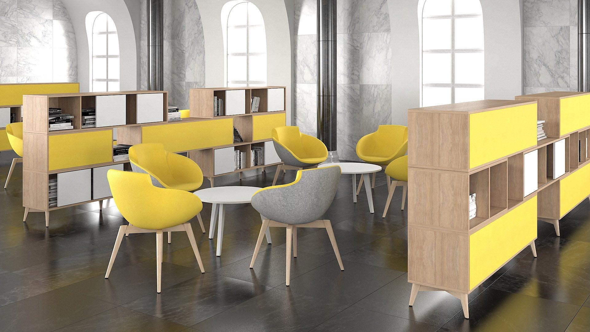 Tula Armchair, Solid Wood 4-leg Base