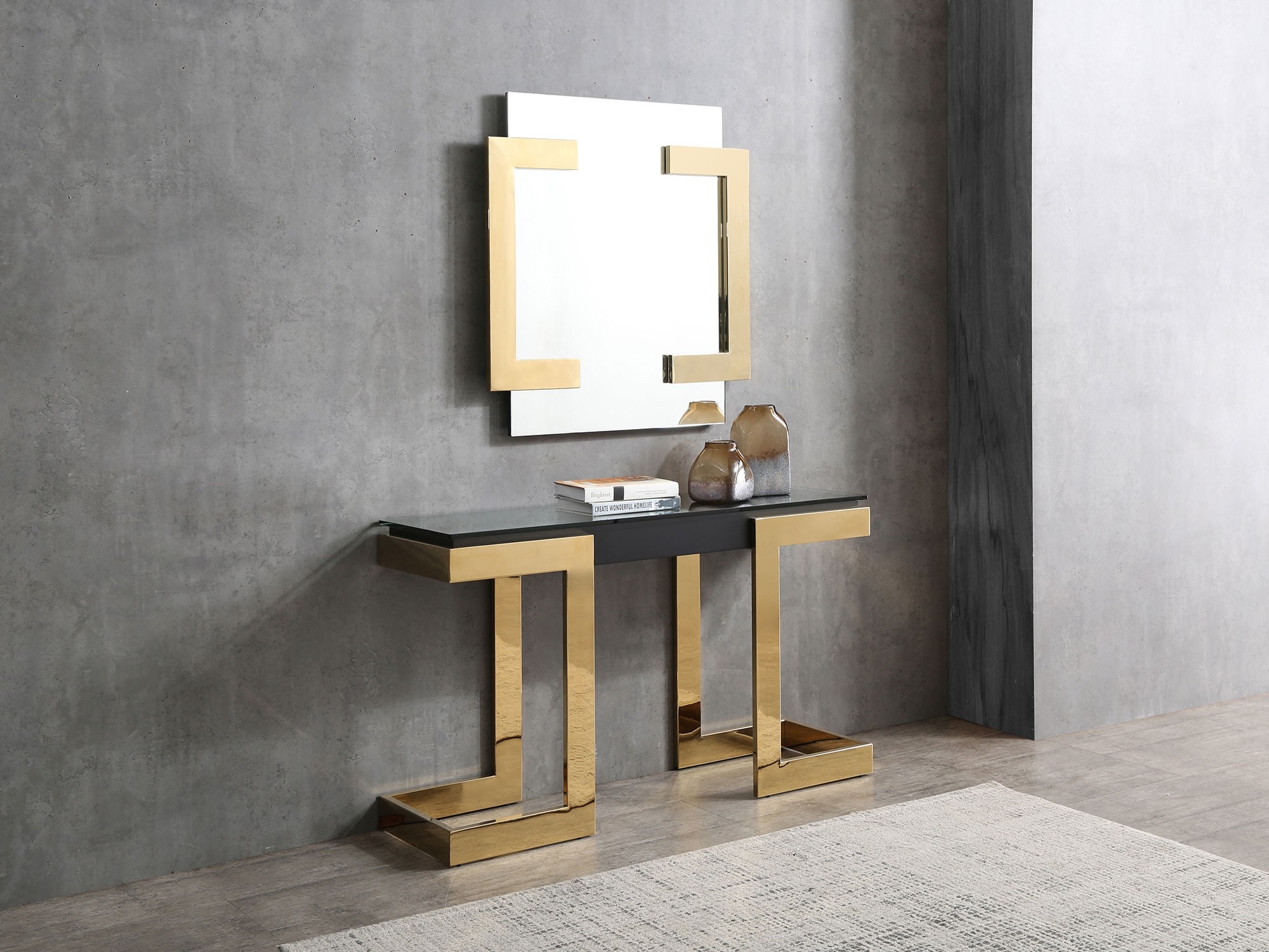 Sumo Glass Console Table