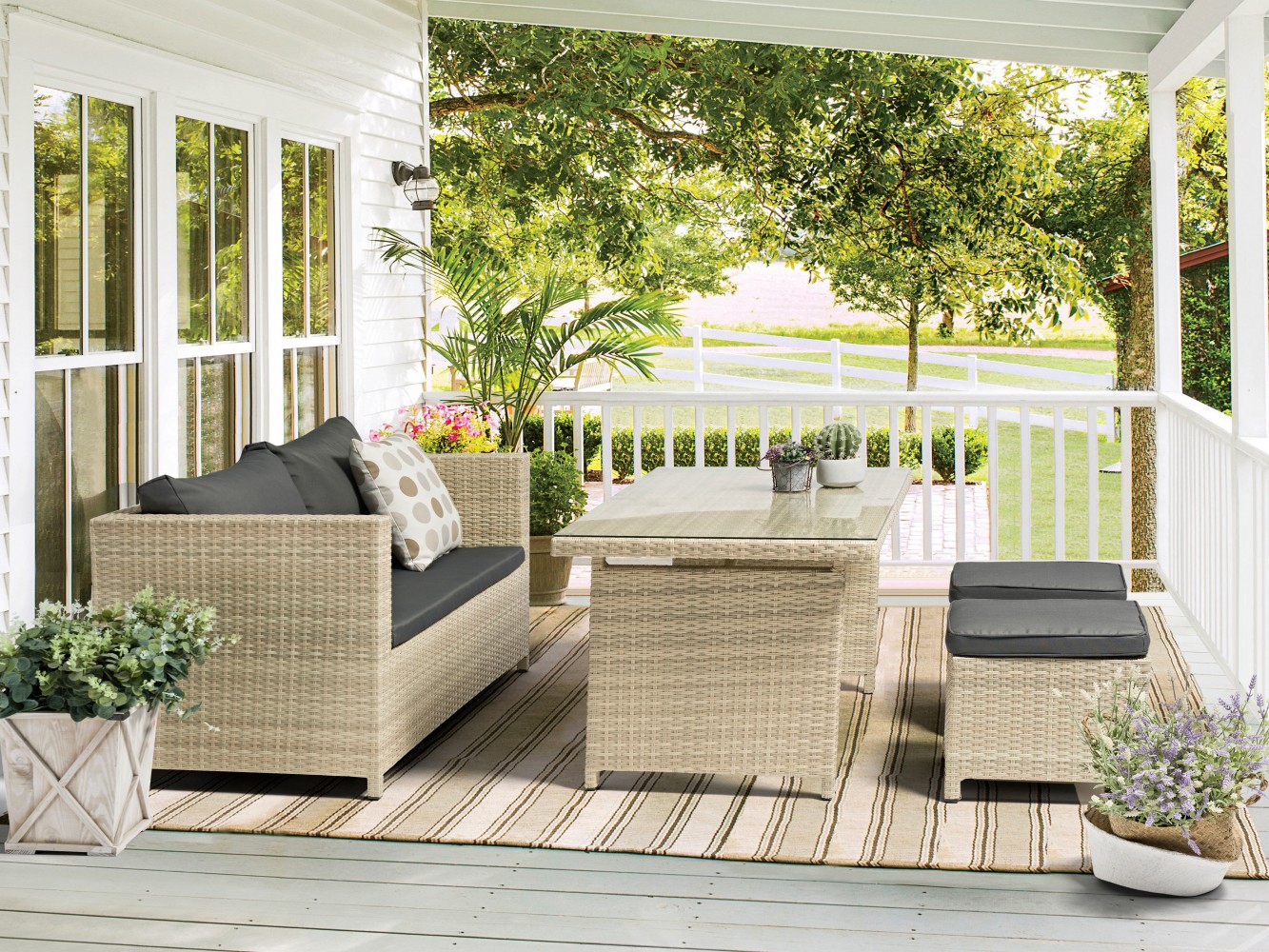 Abbie 5 Piece Outdoor Dining Set