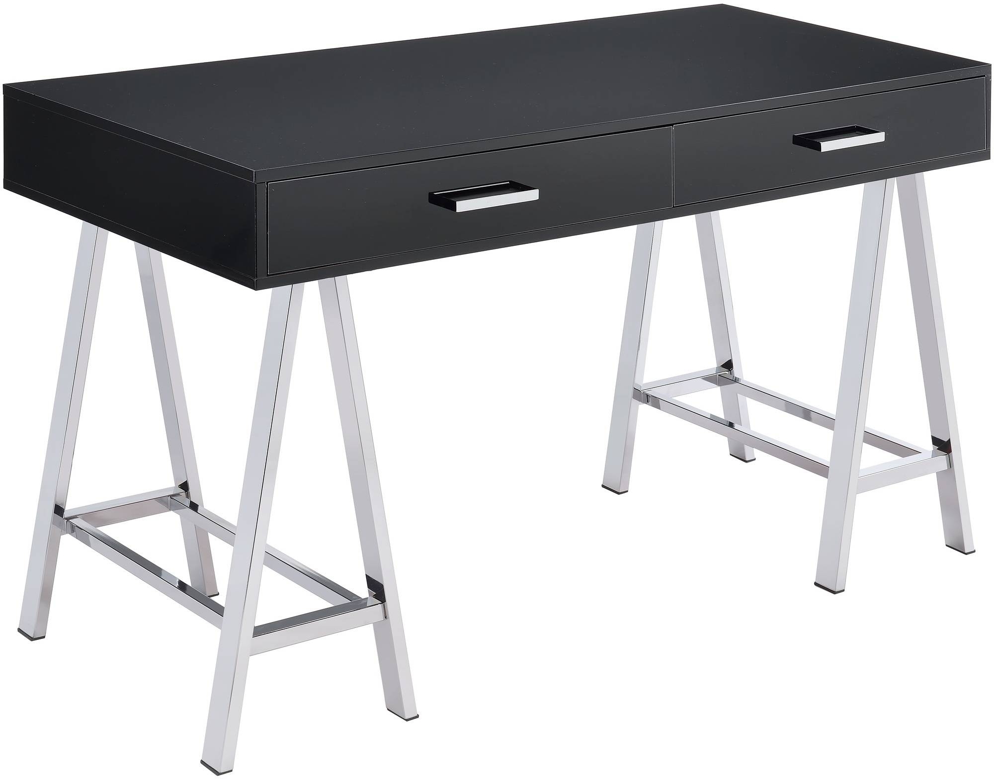 Coleen Wood Veneer/Metal Desk, Composition 3