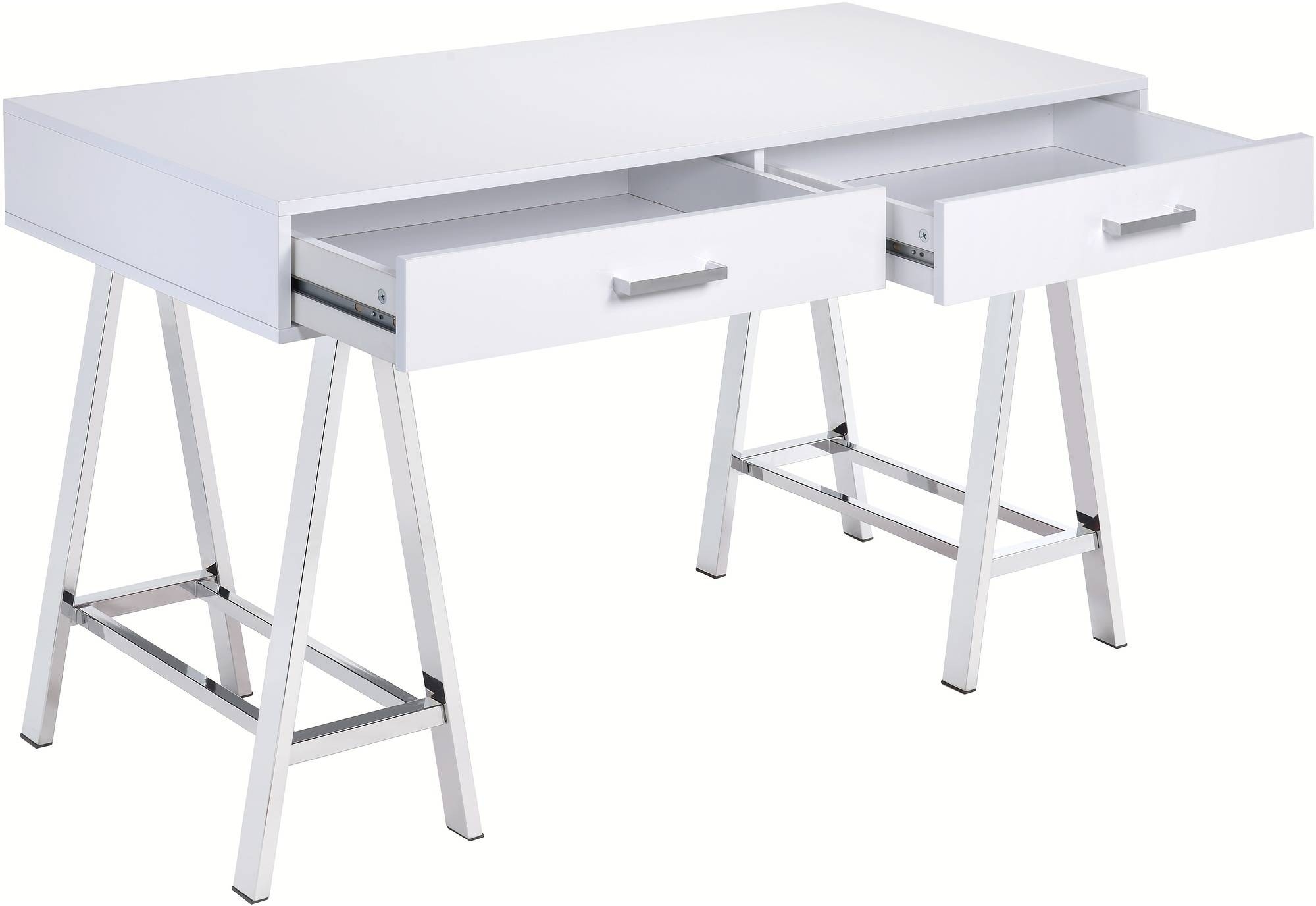 Coleen Wood Veneer/Metal Desk, Composition 3