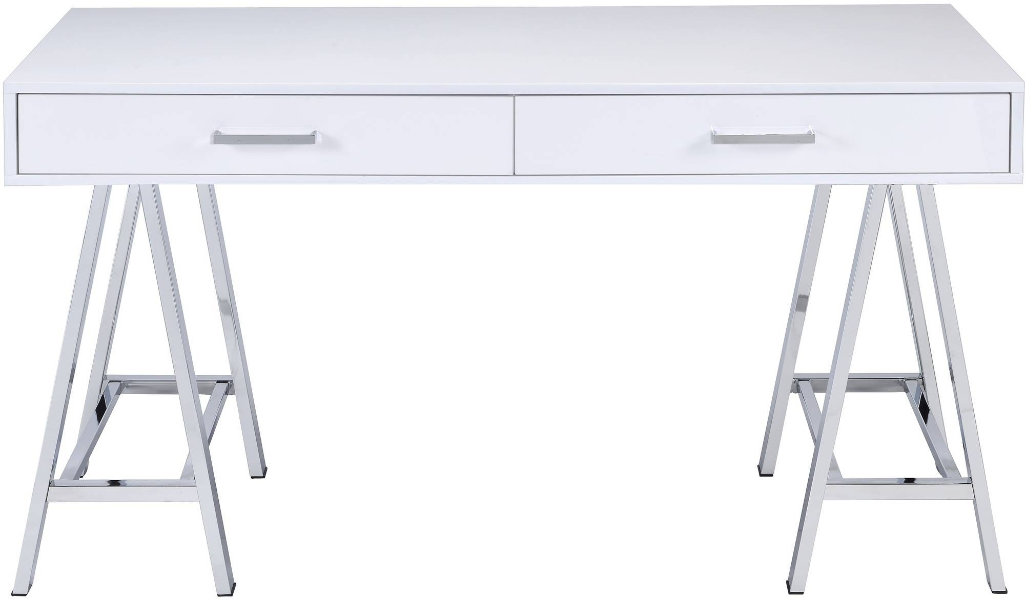 Coleen Wood Veneer/Metal Desk, Composition 3