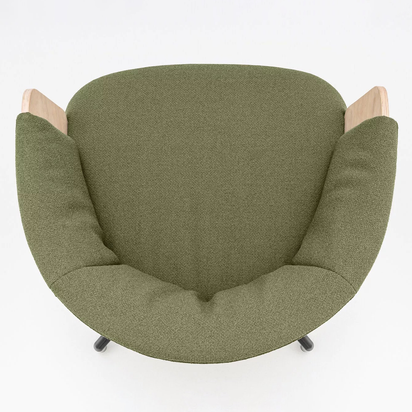 Collar Swivel Chair w/Castors