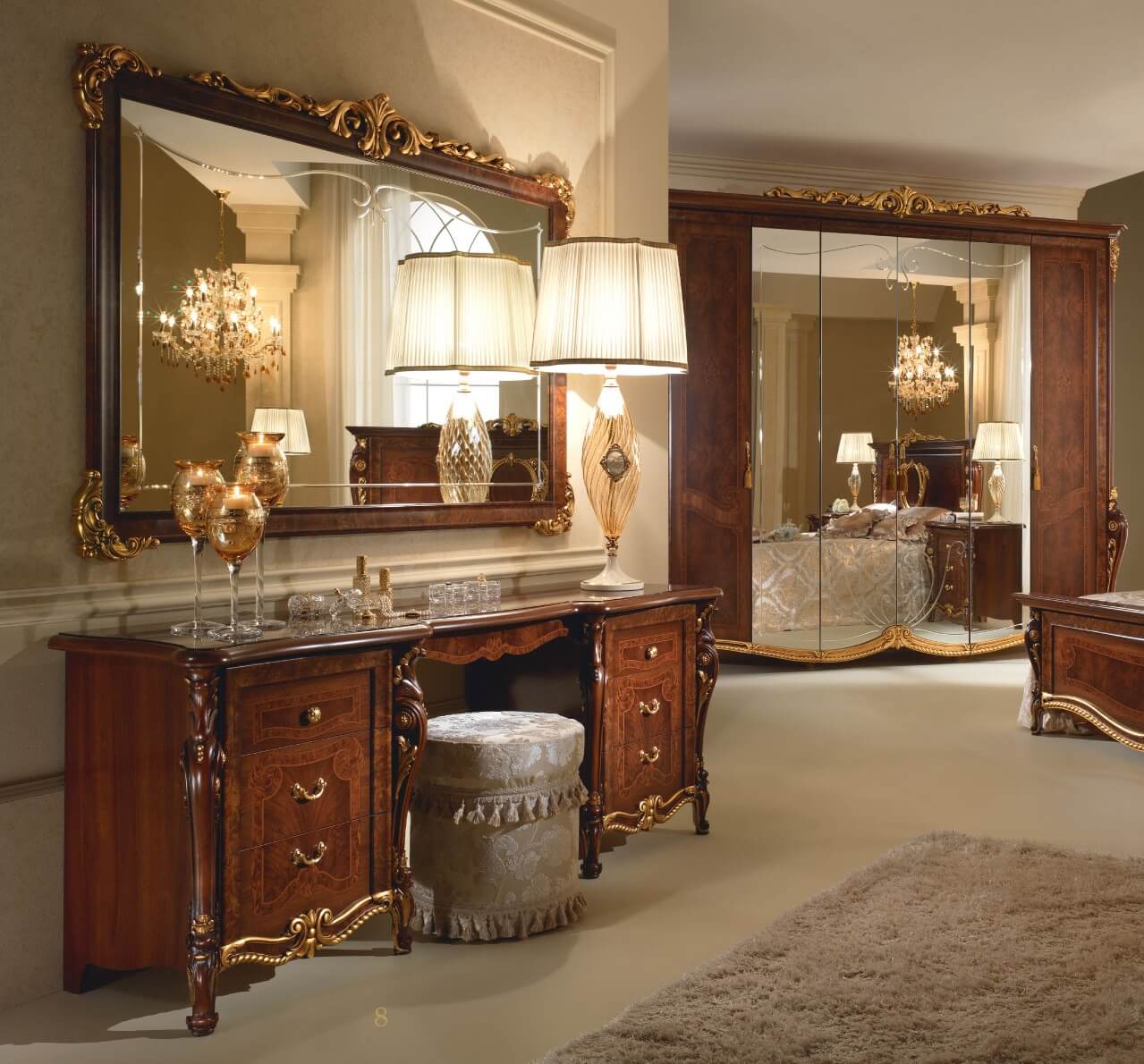 ClassicCraft Mirror Console Dressing