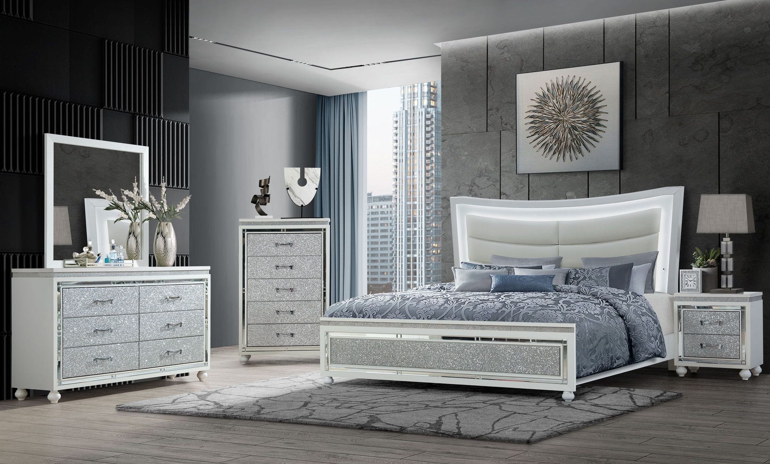 Collete 5-Drawer Wood Chest