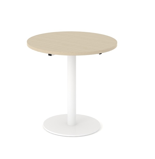 Forum Round Meeting Table w/Metal Frame for 3/8 Persons