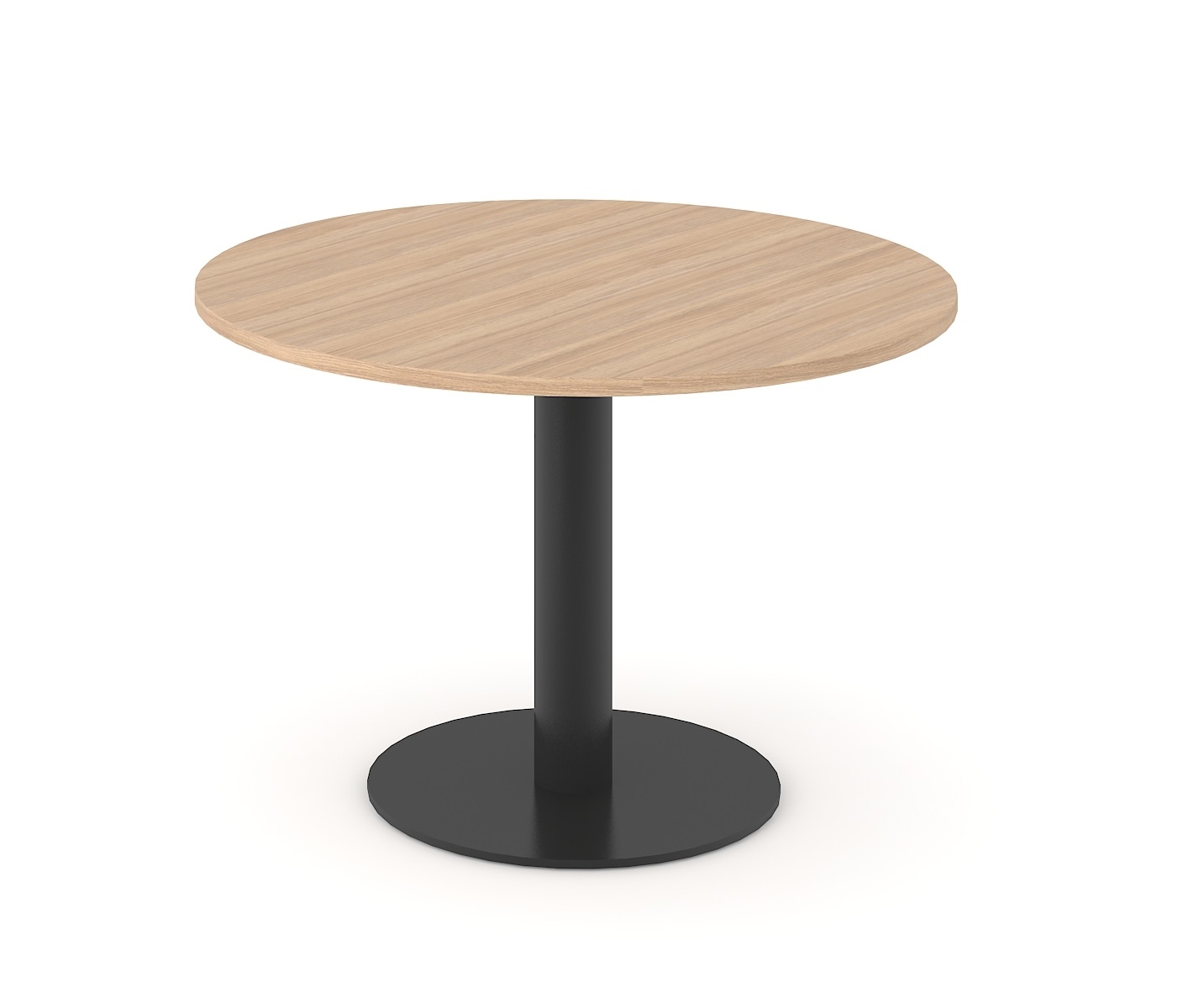 Forum Round Meeting Table w/Metal Frame for 3/8 Persons