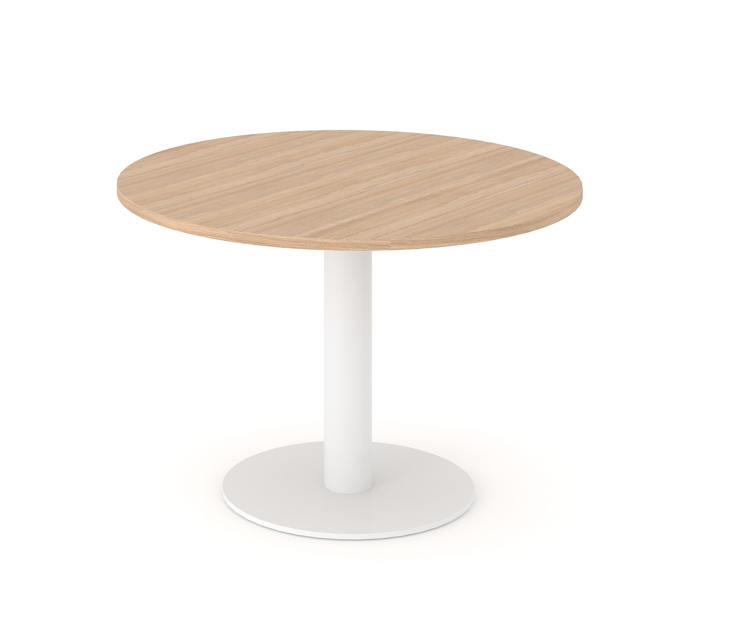 Forum Round Meeting Table w/Metal Frame for 3/8 Persons
