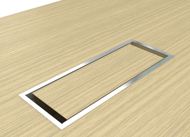 Plana Meeting Table with Socket Boxes