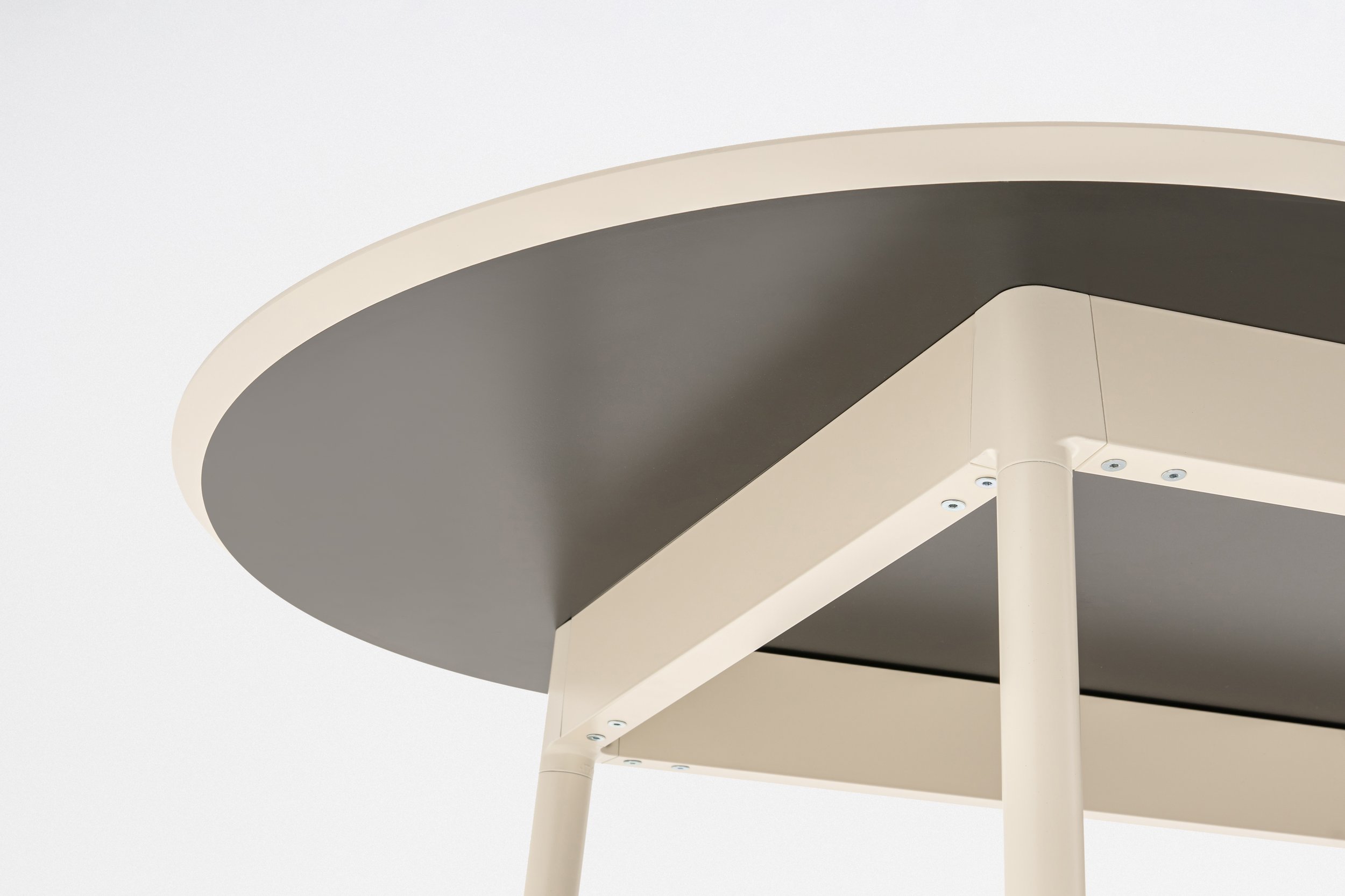 Unit MDF/Metal Meeting Conference Table