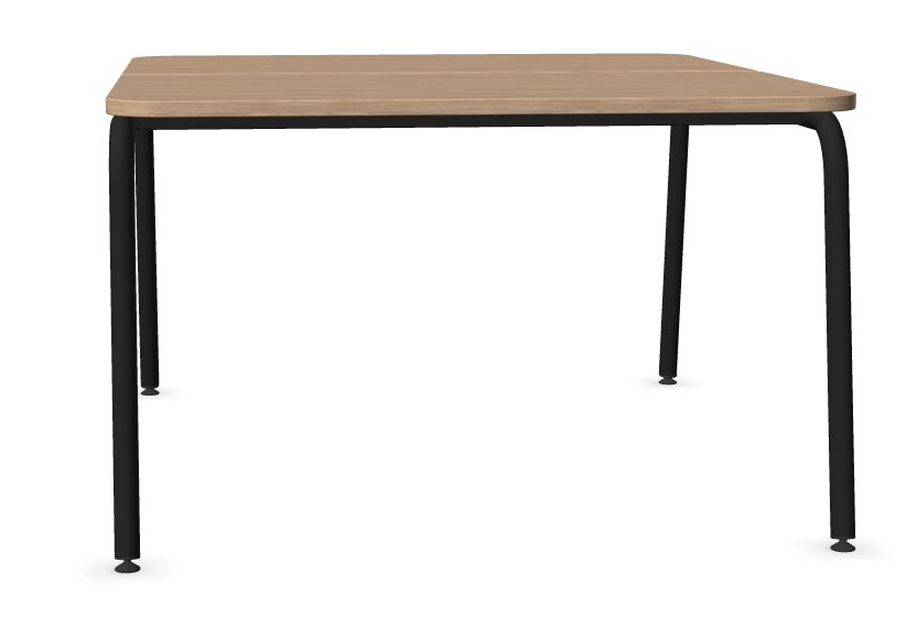 Round D64.6" Melamine Office 2-Desk Bench w/Rounded Corners