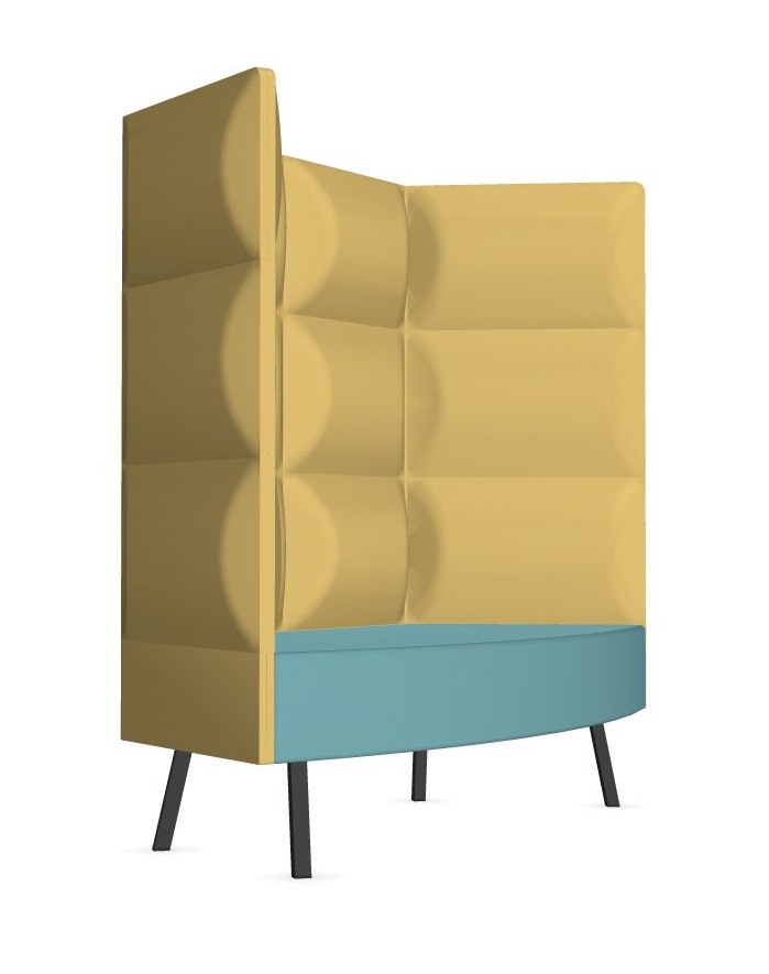 Cumulus Lounge Sofa with Panels, 3 Tier Backrest