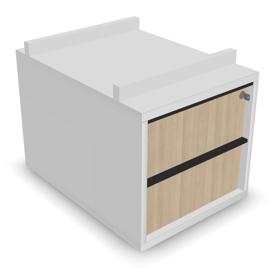 Nova Fixed Grey Pedestal by NARBUTAS